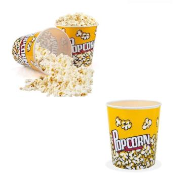Imagem de Balde Cinema Recipiente Grande De Pipoca Popcorn 2,7 Litros