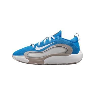 Imagem de Nike Tênis de basquete infantil IsoFly (FN4384-403, foto azul/cinza universitário/fantasma/branco), Foto azul/cinza universitário/fantasma/branco, 20