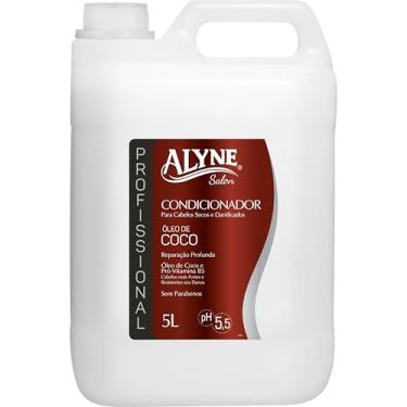 Imagem de Alyne, Condicionador para cabelos, Óleo de Coco, 5 Litro, Marrom