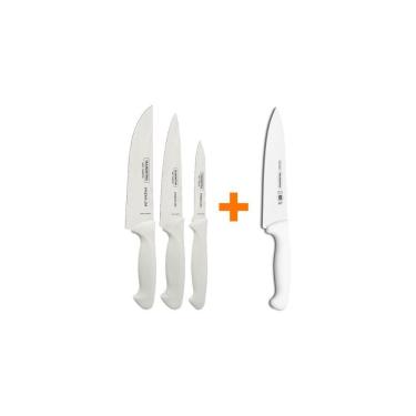 Imagem de Kit - Faqueiro Premium 3 Peças + 1 Faca De Carne Profissional 10 Pol - Tramontina