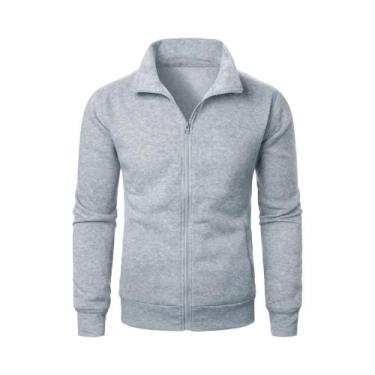 Imagem de Cardigan Masculino com Zíper - Casaco Esportivo Casual com Capuz e Gol