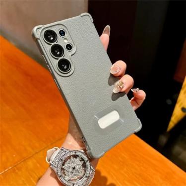 Imagem de Capa de TPU macio para Samsung Galaxy S25 Ultra S24 Plus S23 FE A15 A36 A16 A06 A55 5G com proteção para lente de câmera, cinza, para Galaxy A16