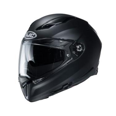 Imagem de Kit Capacete Hjc F70 Preto 56 Com Viseira Anti-Uv E Luva Nomade Xl 5Xl - Proteção E Conforto Para Motociclistas