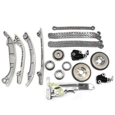 Imagem de BTSCAR Kit de corrente de distribuição adequado para Infiniti-QX56 M56 QX80 Q70 QX70 5.0/5.6, para Nissan-Titan Armada NV2500 NV3500 Pathfinder 5.6L 2011-2022
