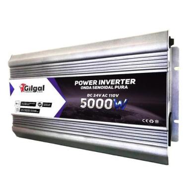 Imagem de Inversor Solar 5000W 24V 110V Pico 10.000W Alta Potência, - Gilgal