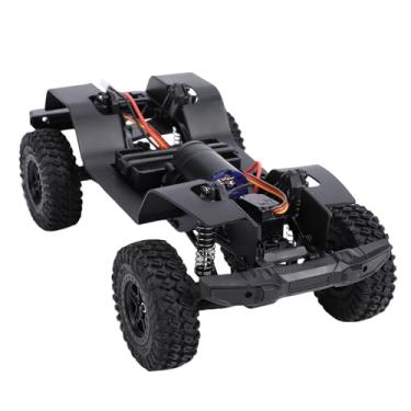 Imagem de POENVFPO Estrutura do Chassi do Carro RC, Kit de Modelo de Plástico Em Escala 1/18 para Substituição Defender, Acessórios Leves de Atualização de Esteira Com Fácil Instalação e Estrutura Simulada
