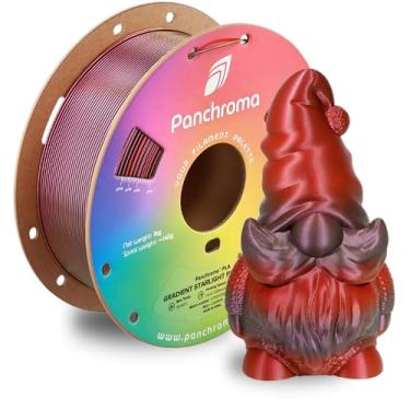 Imagem de Polymaker Panchroma Gradiente Starlight PLA Filamento de impressão 3D roxo-vermelho, 1,75 mm, 1 kg, PLA gradiente premium, fácil de imprimir, compatível com AMS, perfeito para estatuetas, modelos de