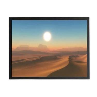 Imagem de Quadro Fotografia Sol Do Deserto 45X34Cm Com Vidro Preta - Quadros On-