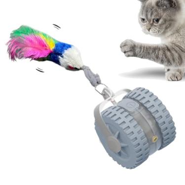 Imagem de Brinquedo interativo para gatos – Bola de movimento inteligente para gatinhos | Brinquedo interativo para estimulação mental, redução de tédio, engajamento sensorial, treinamento