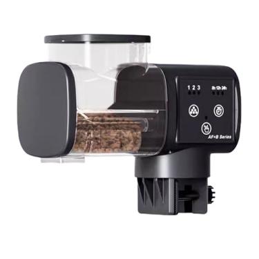 Imagem de Alimentador automático de peixes de aquário, alimentador automático à prova d'água, inteligente, recarregável, preciso, dispensador automático para tartarugas, férias, lagoa, alimentação, vegetais