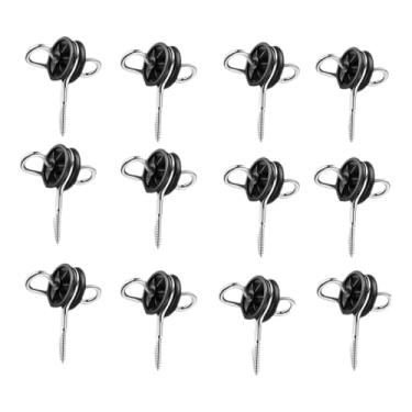 Imagem de RNXRZANK 12x Alças para Portão de Cerca Elétrica, Isoladores de Fio, 2 Anéis de Isoladores para Cerca Elétrica para Correios