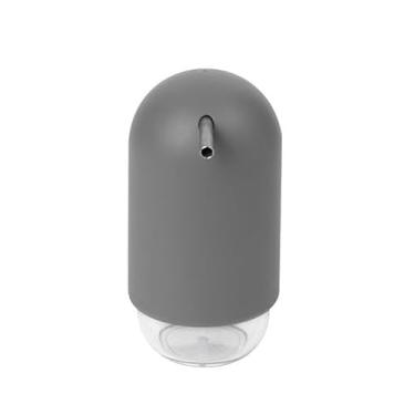 Imagem de Dispenser de Sabonete Automático, Plástico ABS, Cinza, 14cm X 7cm, 235ml, Acabamento Fosco, Fácil Recarga, Para Banheiros e Cozinhas