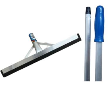 Imagem de Rodo Alumínio E.V.A Leve C/Cabo 1,50 Extensor Retrátil - Limpador E.V.A para Pisos, Área Interna e Externa - Prático e de Fácil Armazenamento(50CM + CABO)