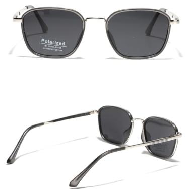 Imagem de VFDHN Óculos de Sol Retrô Masculinos Polarizados Femininos TR90 para Dirigir no Verão UV400 (5)