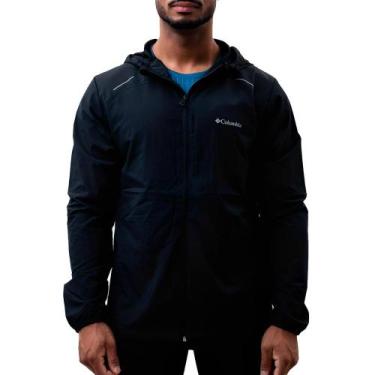 Imagem de Jaqueta Tech Nylon Hoodie P Masculina Columbia Preto-Cinza, Preto, G