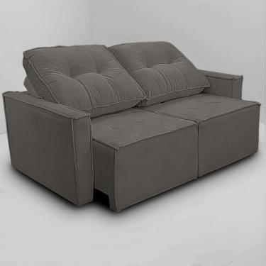 Imagem de Sofá Namoradeira Retrátil Reclinável Sala Confortável E Reforçada Mona