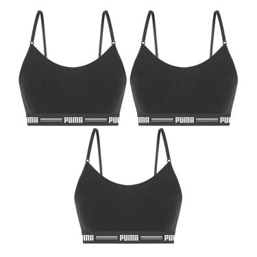 Imagem de Kit 3 Tops Puma Modal Stretch Feminino-Feminino