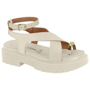 Imagem de Sandália Feminina Papete Branco Off Vizzano 6499.122-Feminino