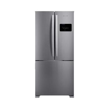 Imagem de Geladeira French Door 3 Portas Inox Design E Tecnologia Premium Brastemp - Bro85mk 110V