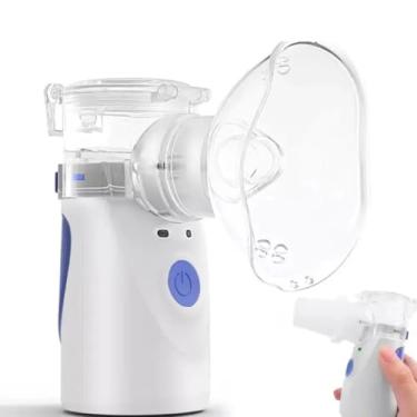 Imagem de Nebulizador Inalador Ultrassônico Portátil Sem Fio Recarregável USB – Silencioso, Compacto, Ideal para Crianças, Adultos e Idosos – Alívio Respiratório Diário Premium