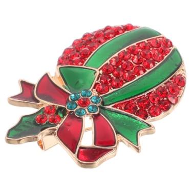 Imagem de Broche de Natal encantador esmaltado para camisola, roupas, gola festiva, acessórios para decoração