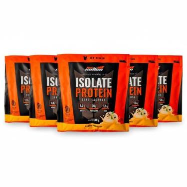 Imagem de Kit 6 Whey Isolado Protein Baumilha Sache 25G Proteina - New Millen