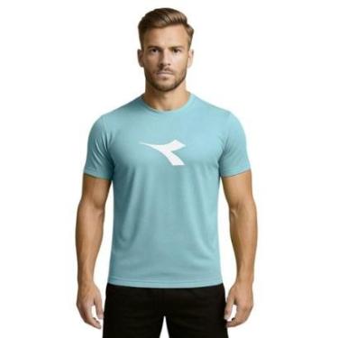 Imagem de Camiseta Diadora Big Logo Masculina - Azul XGG-Masculino