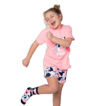 Imagem de Pijama Manga Curta Algodão Menina Vaca Romântica - Puket, 6