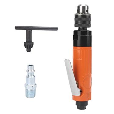 Imagem de Máquina perfuradora de chave de fenda pneumática com broca de ar reto de 3/8 pol. com engrenagem de redução Construção de liga de aço de alto desempenho para projetos (Estilo EUA)