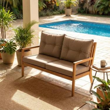 Imagem de Sofá 2 Lugares Riade Acquablock - Casa e Jardim Móveis