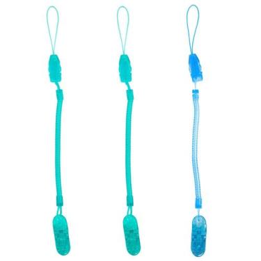 Imagem de Kit 3 Prendedor de Chupeta Mola Pietra Baby Menino Menina Infantil Bic