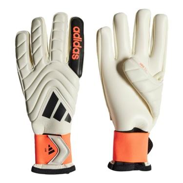 Imagem de adidas Luvas de goleiro unissex para adultos, marfim/vermelho solar/preto, 11