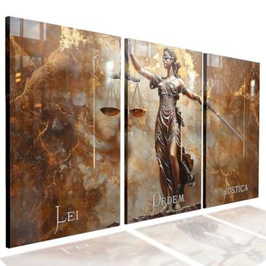 Imagem de Quadro Decorativo Sala Quarto Leão Escritório Direito Lei Ordem Justiça (1)