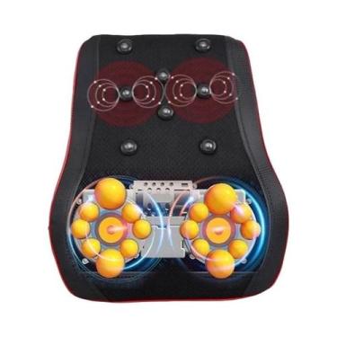 Imagem de Almofada De Massagem Elétrica Shiatsu Aquecida Com Airbag Para Pescoço