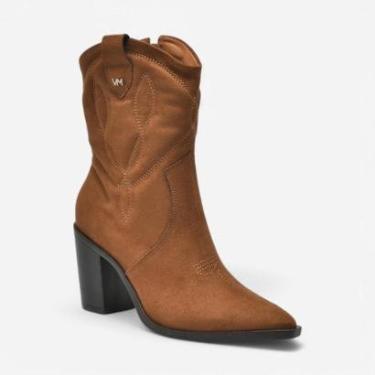 Imagem de Bota Western Via Marte Feminina Caramelo-Feminino