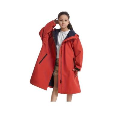 Imagem de Poncho De Surf Impermeável E À Prova De Vento Com Manga Longa E Capuz 