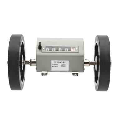 Imagem de Z96-F Meter Counter Mechanical Length Distance Double Rolling Wheel 0-9999.9 Mechanically Driven Recorder Measuring Length 1pcs(Yard counter)