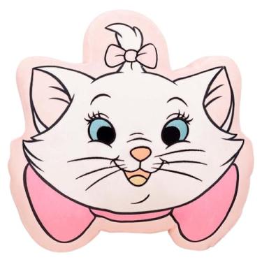 Imagem de Zonacriativa - Almofada Formato Huggy Marie Disney | Travesseiro multifuncional para aquecer as mãos e guardar acessórios | Toque soft e colecionável