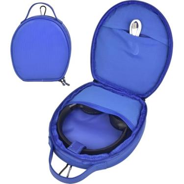 Imagem de Capa de fone de ouvido para JBL Tune 510BT 520BT 720BT 770NC/para Sony WH-CH520 WH-CH720N/ para JLab/para fones de ouvido Beats Studio Pro com cancelamento de ruído (apenas caixa) (azul)