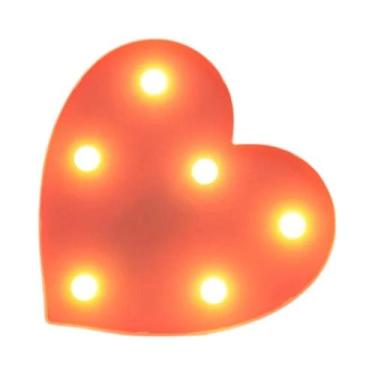 Imagem de Luzes De Letras LED Vermelhas 16CM, Luminárias De Alfabeto E Números P