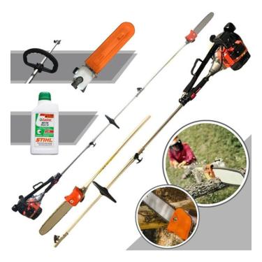 Imagem de Motopoda Podador De Galhos Altos Importway 52cc + Óleo Stihl
