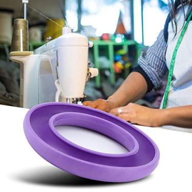 Imagem de Generic Caixa de Máquina de Costura Organizada Com Suporte de Bobina para Artesãos e Costureiras, Organizador de Bobina Portátil para Bobinas de Metal ou Plástico, Armazenamento de de Silicone Azul para Projetos de Costura Doméstica (Roxo)