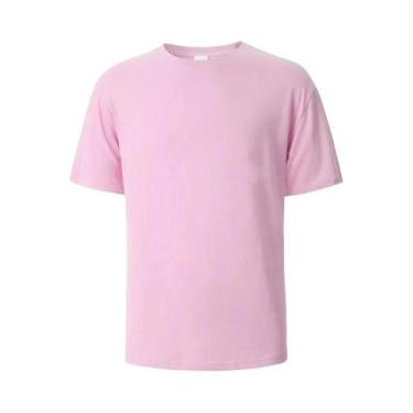 Imagem de Camiseta De Algodão Branca De Alta Resistência 500g Com Gola Redonda E