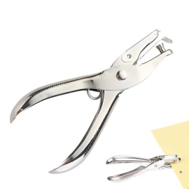 Imagem de 1 perfurador de papel de furo único de 1/10.2 cm, capacidade de 8 folhas para artesanato e ingressos