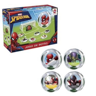 Imagem de Brinquedo Futebol Jogo de Botão Spiderman Homem Aranha Recomendado Par