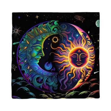 Imagem de Toalha De Mesa Estilo Boêmio Impermeável Com Nó Mágico E Pentagrama Pa