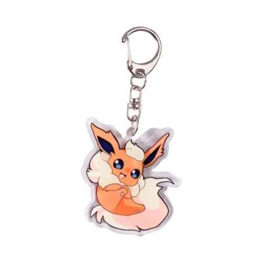 Imagem de Chaveiro Acrílico Eevee Pikachu Charizard Charmoso Para Mochila Presen