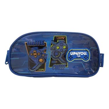 Imagem de ESTOJO DUPLO LUXCEL INFANTIL UP4YOU GAME EI42094UP-Masculino
