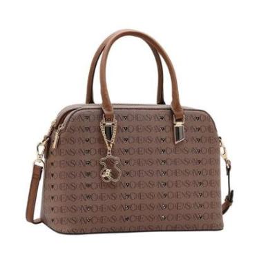 Imagem de Bolsa Feminina Chenson Cristal Monograma 3485396 Café-Feminino