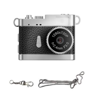 Imagem de Mingzhe Câmera Digital, Câmera Vintage 1080p para Fotografia Com Tela de 0,96 Polegadas, Digital Compacta Portátil para Adolescentes Adultos Iniciantes (Preta)